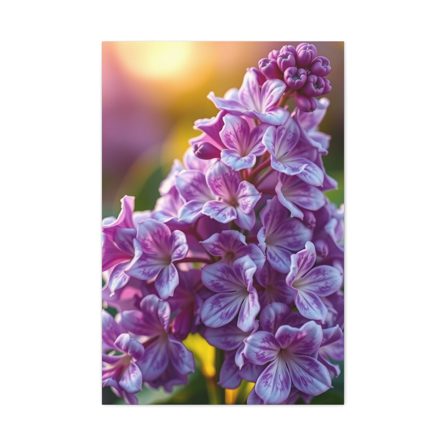Lilac Flower Art Refined Canvas Wall Art & Canvas Print
