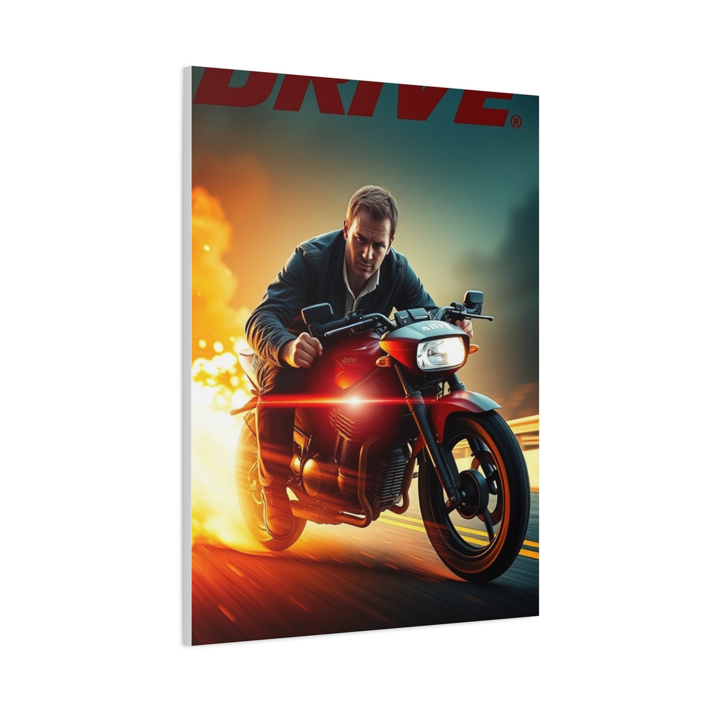 Drive (Film) Art Refined Canvas Wall Art & Canvas Print