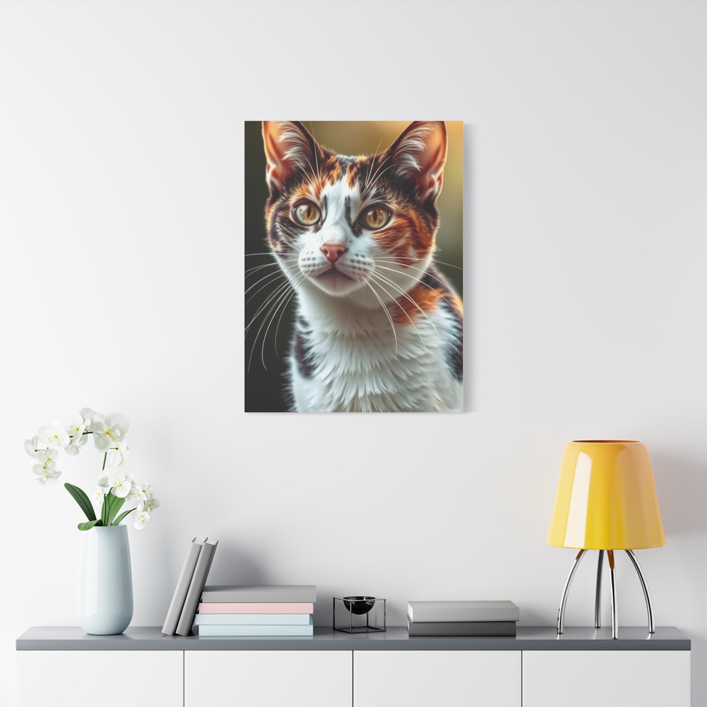 Masterpiece Calico Cat Art Vision Wall Art & Canvas Print