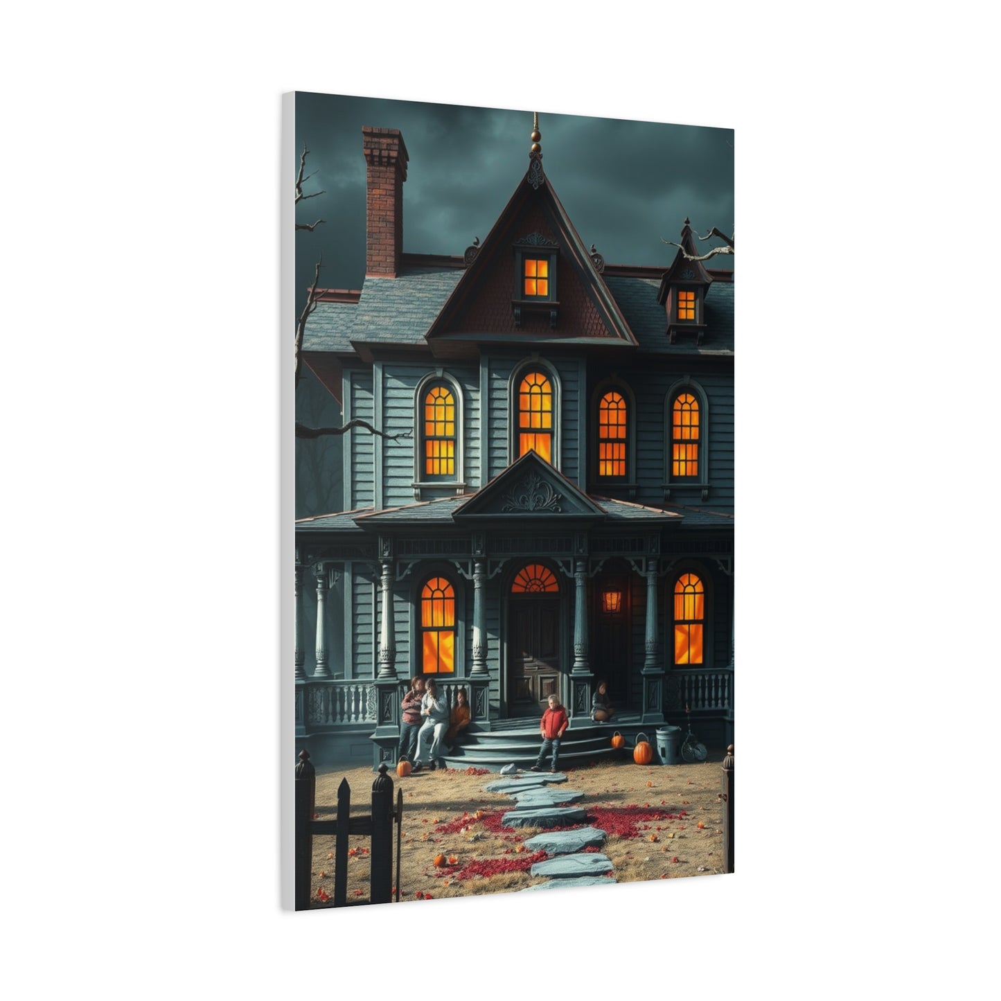 Haunted House Art Refined Canvas Wall Art & Canvas Print