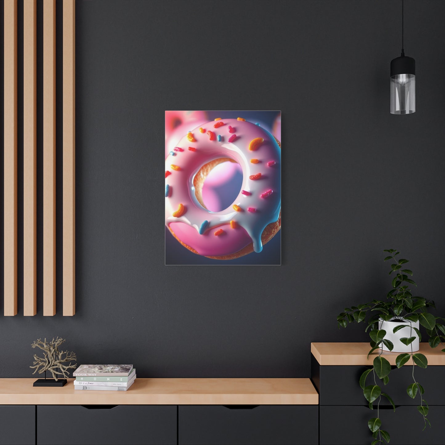 Donut Art Refined Canvas Wall Art & Canvas Print