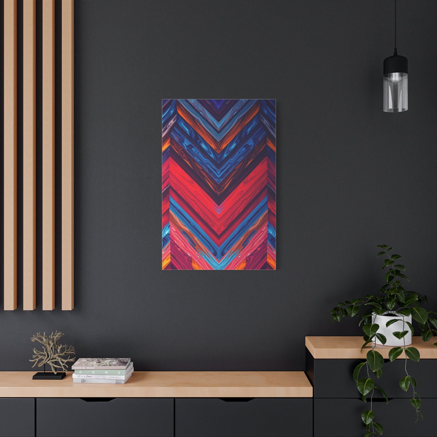 Supreme Chevron Pattern Art Collection Wall Art & Canvas Print