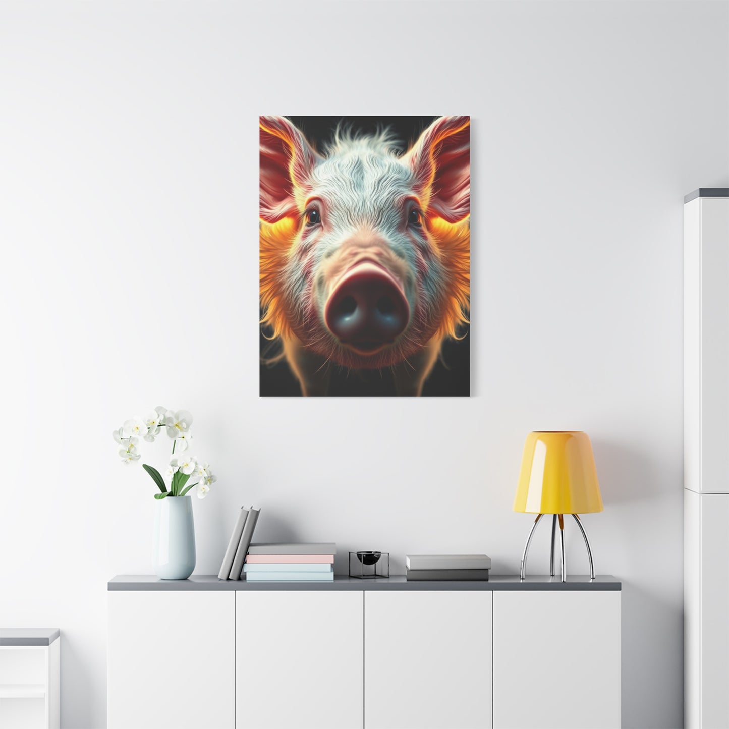 Supreme Pig Art Collection Wall Art & Canvas Print