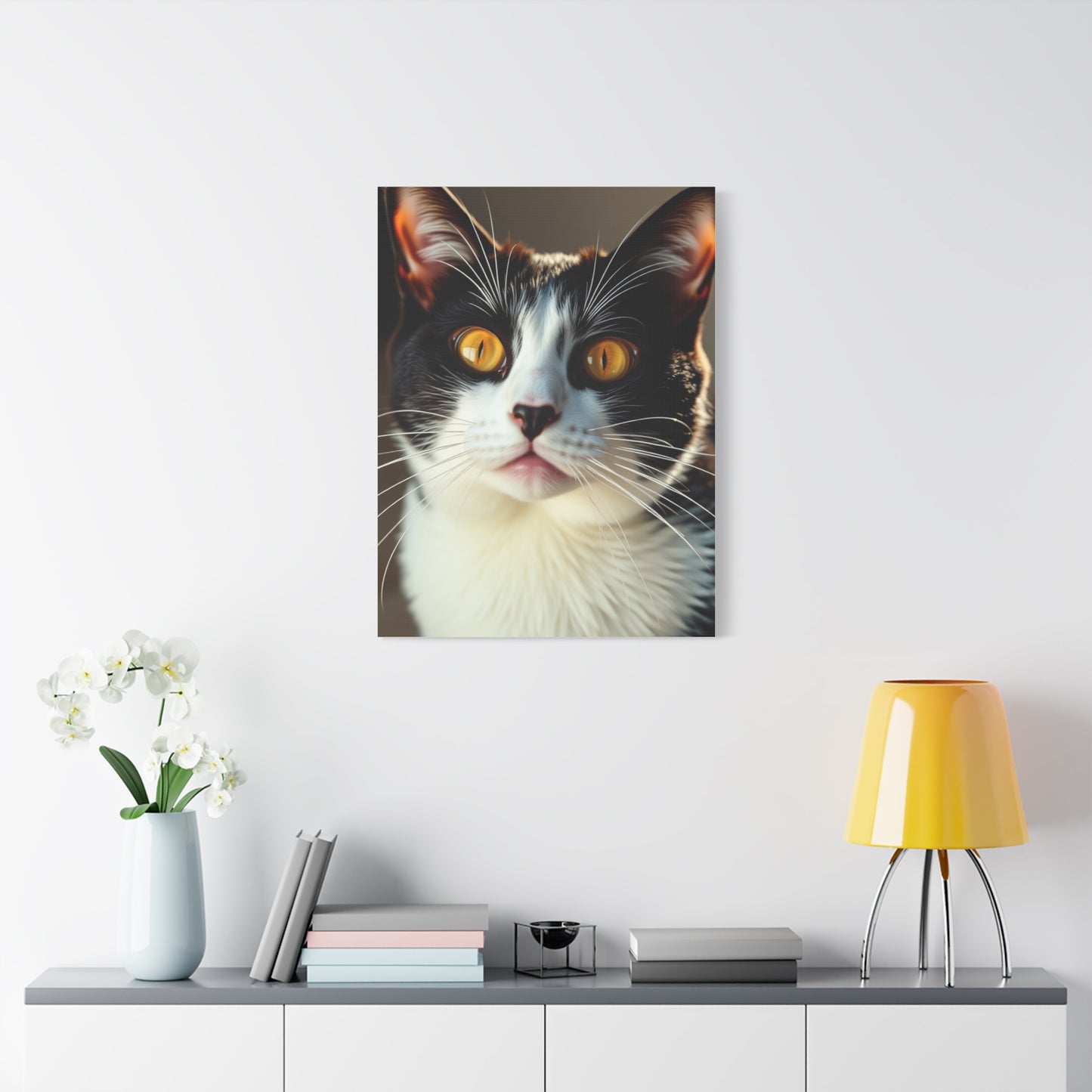 Masterpiece Tuxedo Cat Art Vision Wall Art & Canvas Print