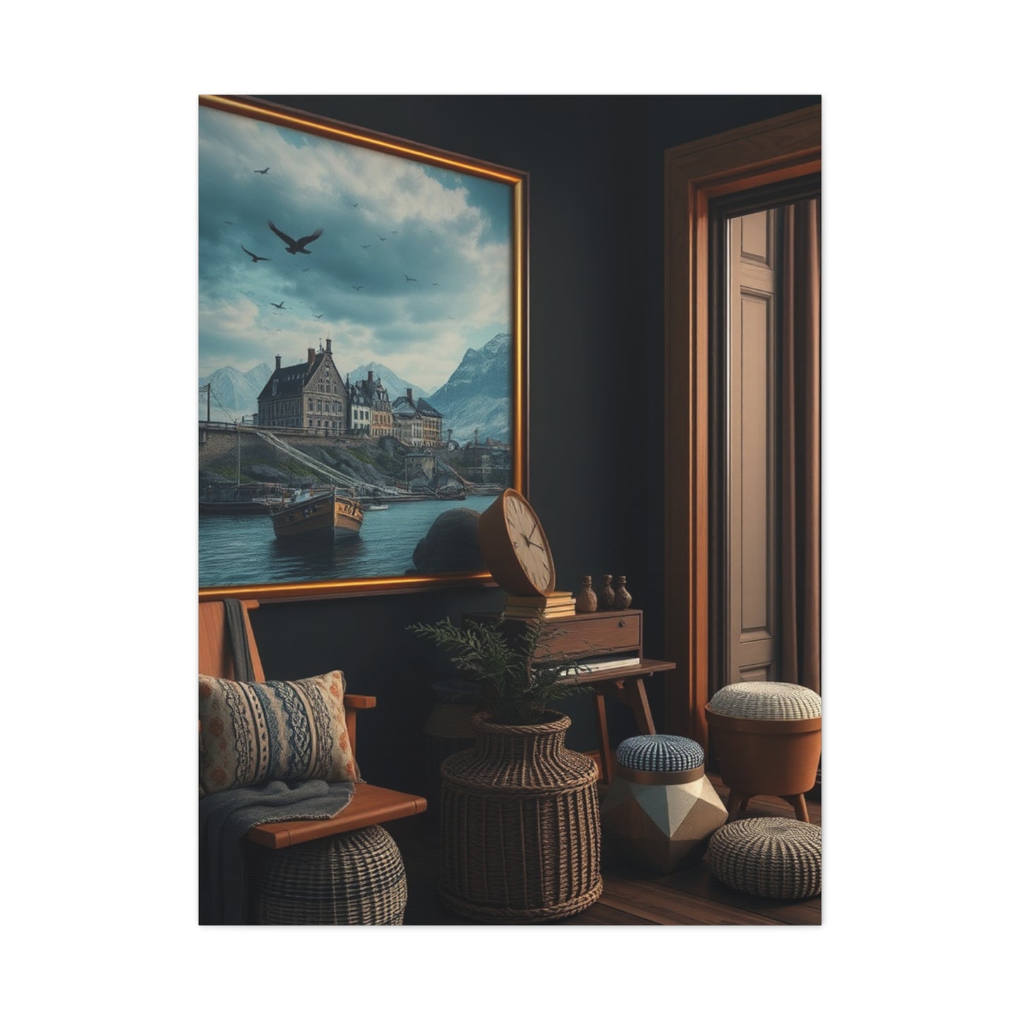 Fjord Whisper Tapestry