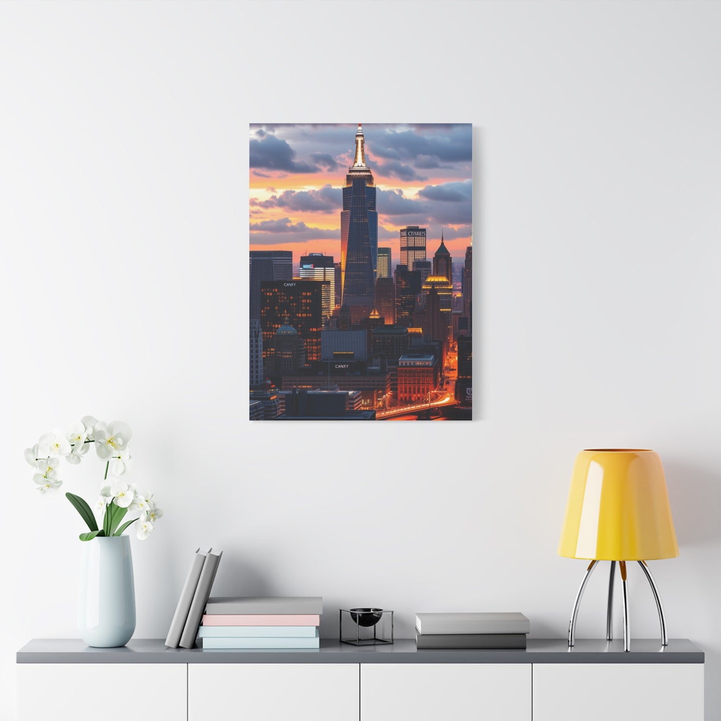 Supreme NYC Skyline Art Collection Wall Art & Canvas Print
