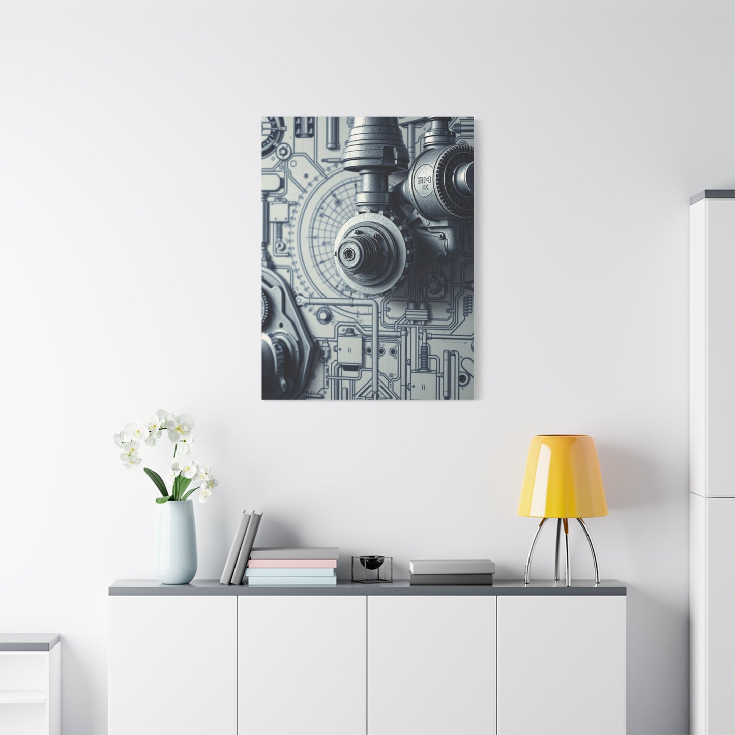 Vision Engineering & Machinery Blueprints Art Art Wall Art & Canvas Print