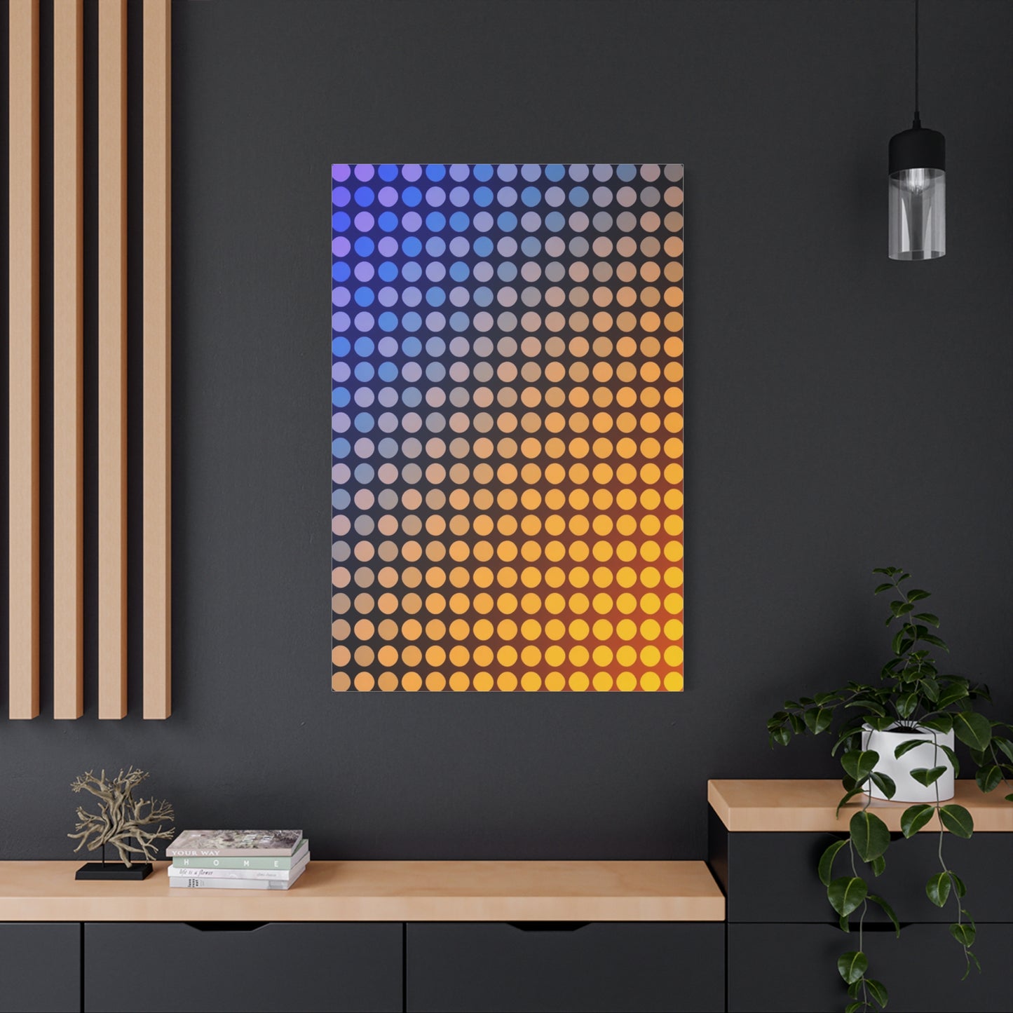 Polka Dot Pattern Art Luxury Canvas Wall Art & Canvas Print