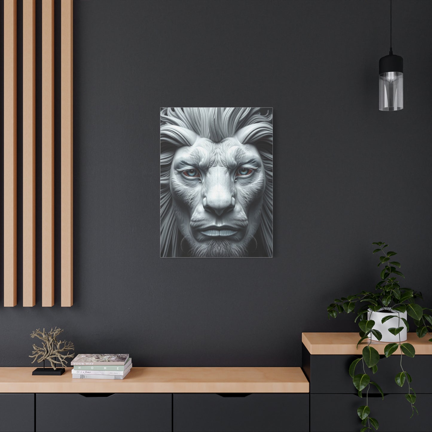Supreme Gray & White Art Collection Wall Art & Canvas Print