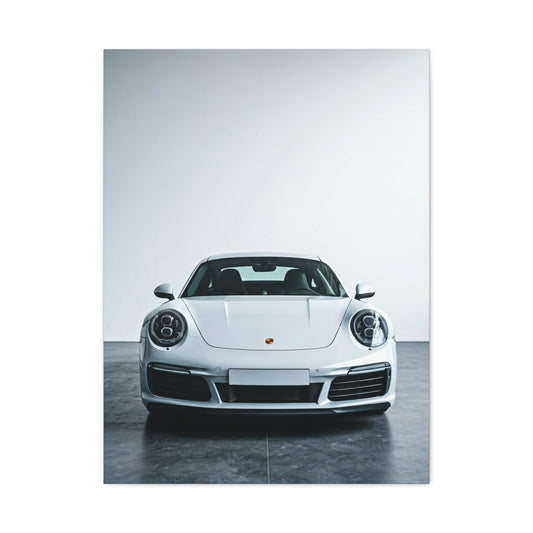 Porsche 911 Minimalist Showroom Wall Art & Canvas Prints