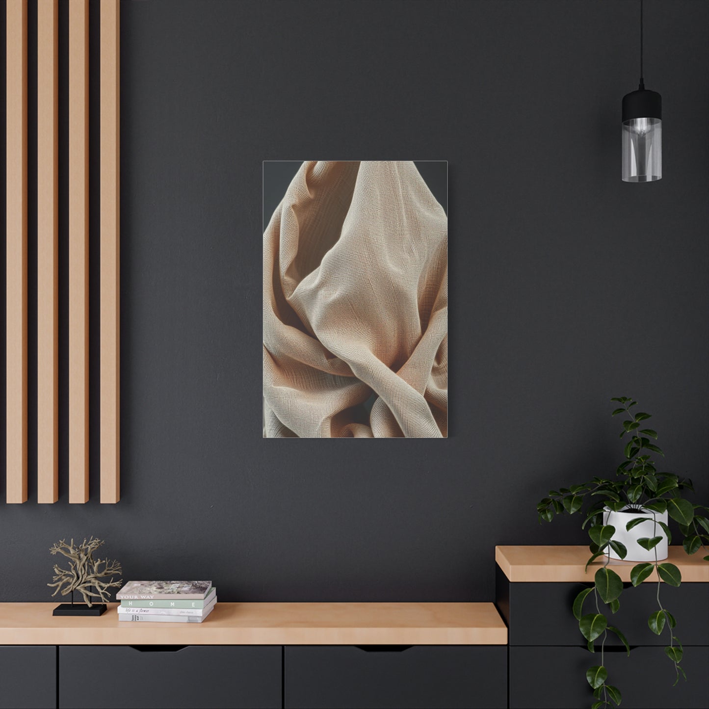 Taupe, Linen, and Gray Art Refined Canvas Wall Art & Canvas Print