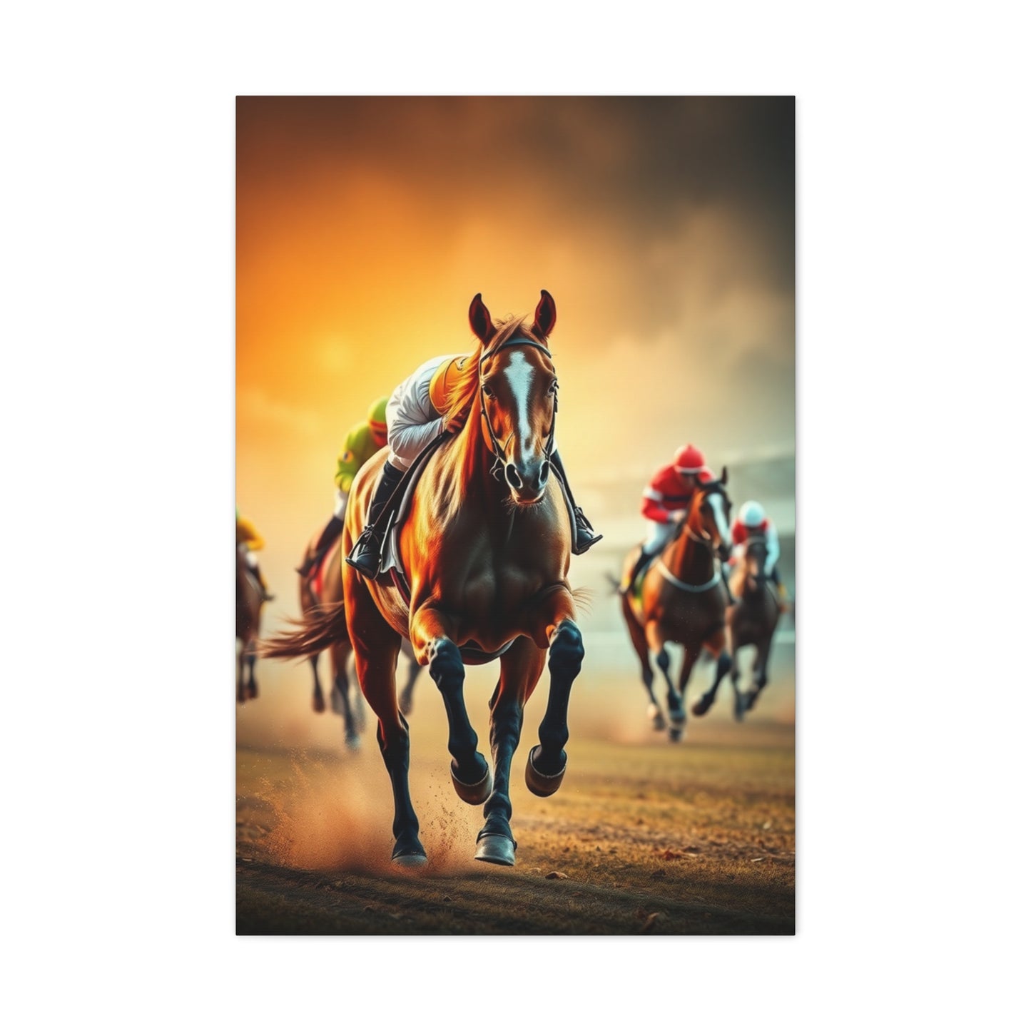 Horse Racing Art Supreme Gallery Wall Art & Canvas Print