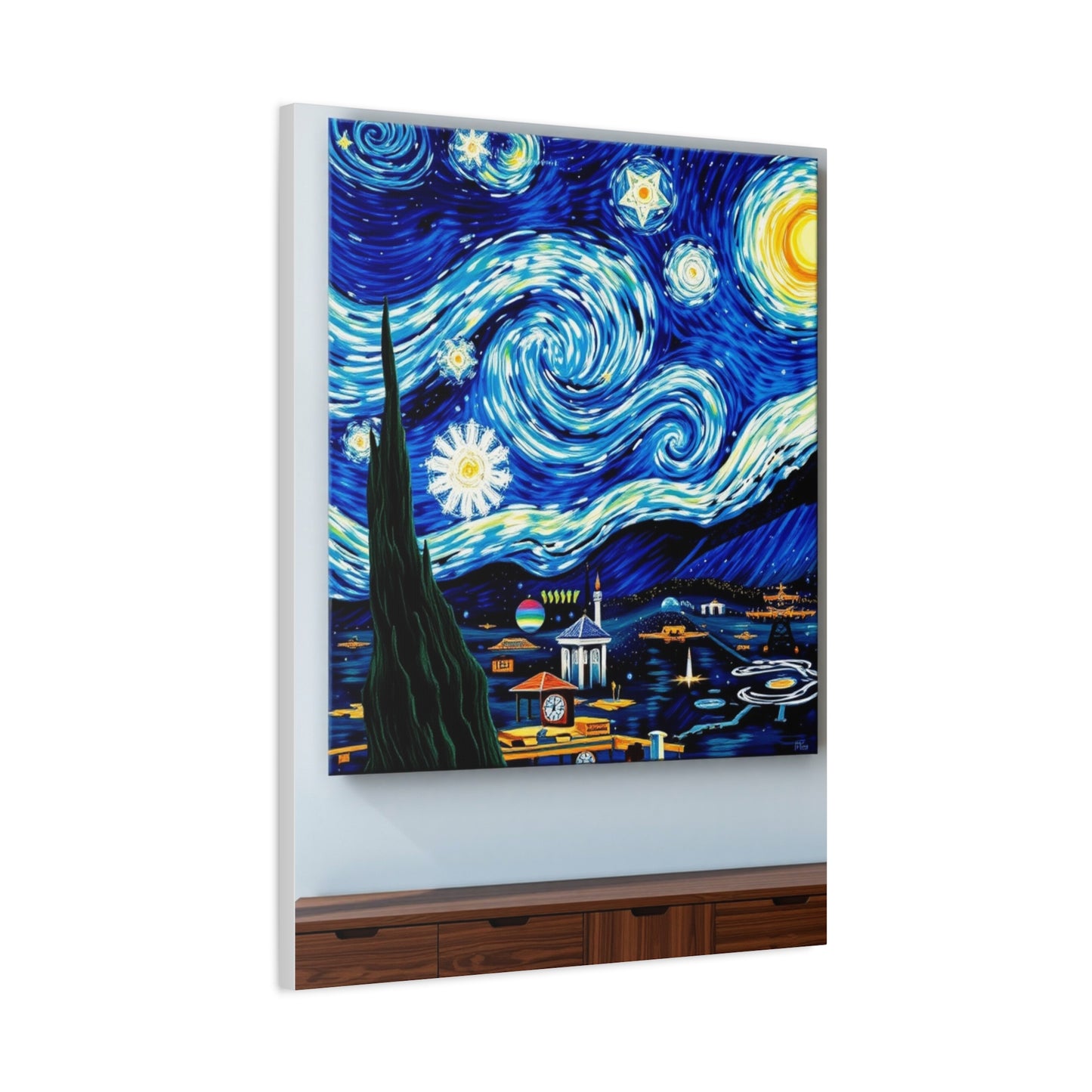 The Starry Night Canvas Art Supreme Gallery Wall Art & Canvas Print