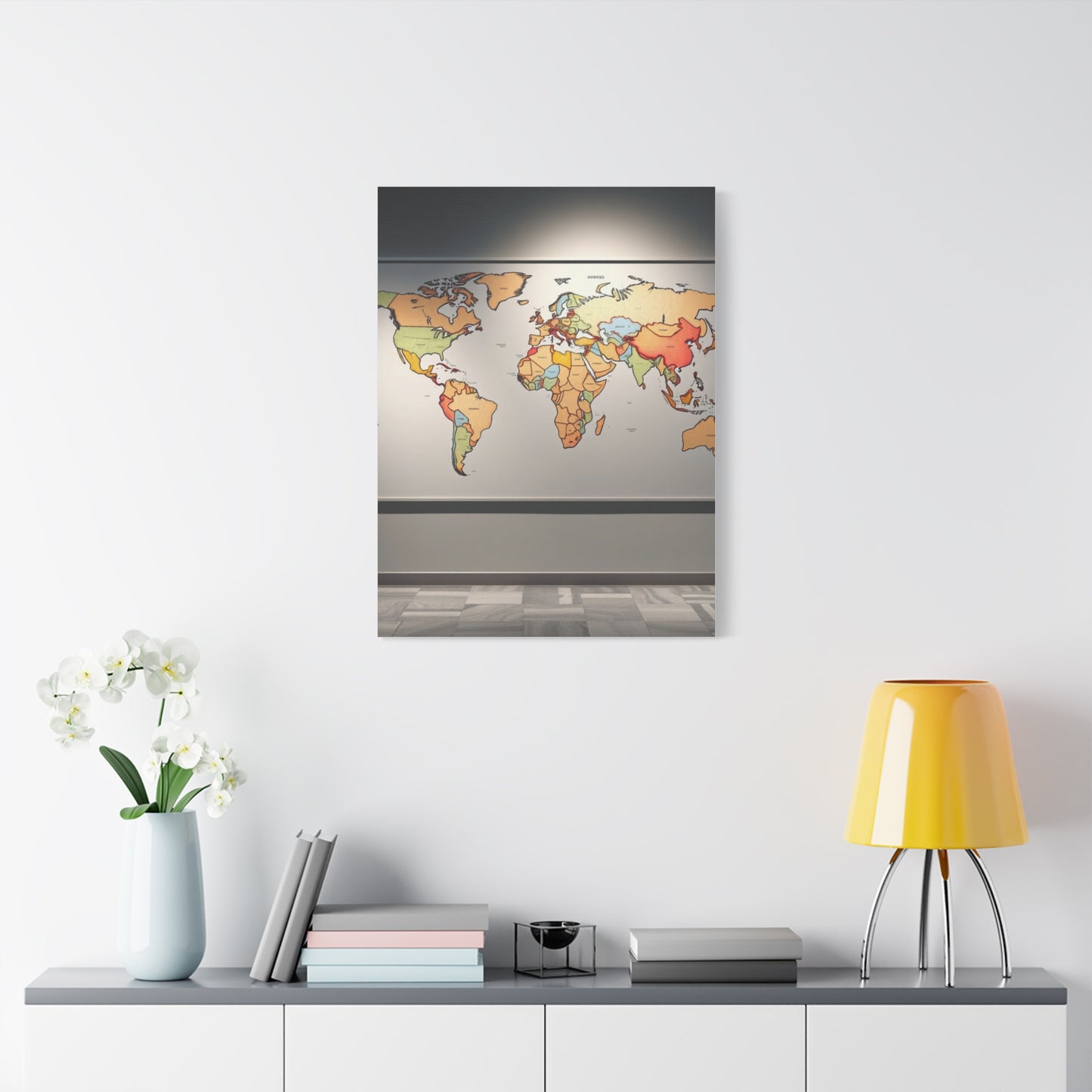 Elite World Map Art Vision Wall Art & Canvas Print