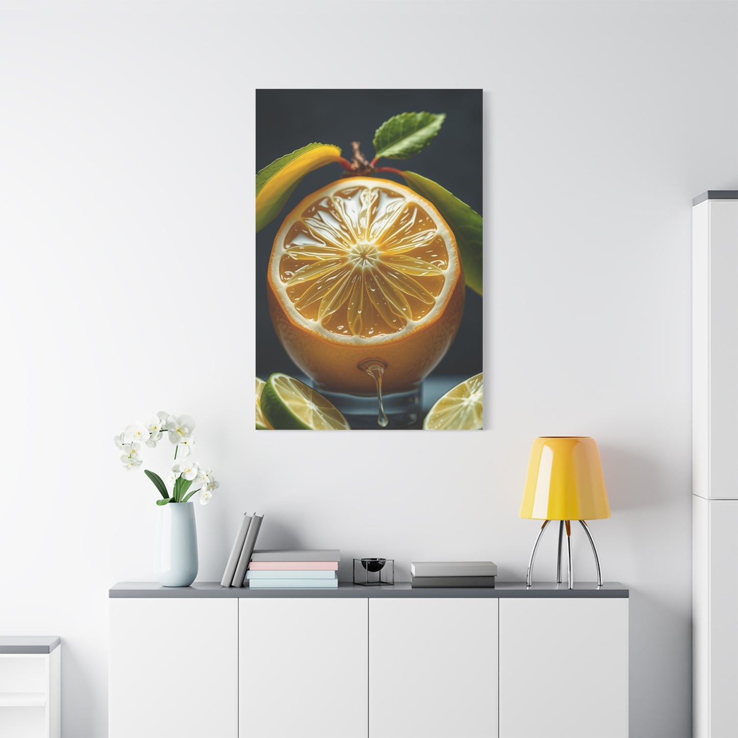 Lemon & Lime Art Luxury Canvas Wall Art & Canvas Print