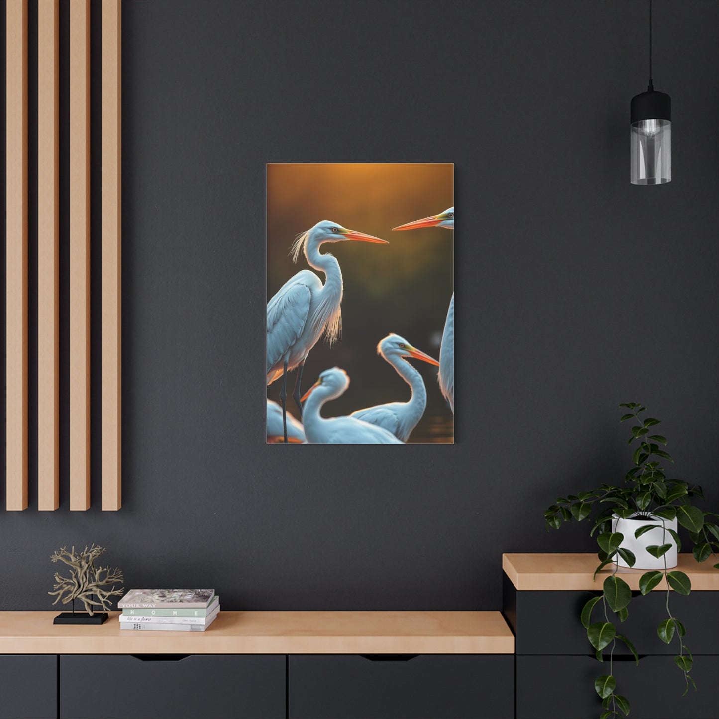Supreme Herons and Egrets Art Collection Wall Art & Canvas Print