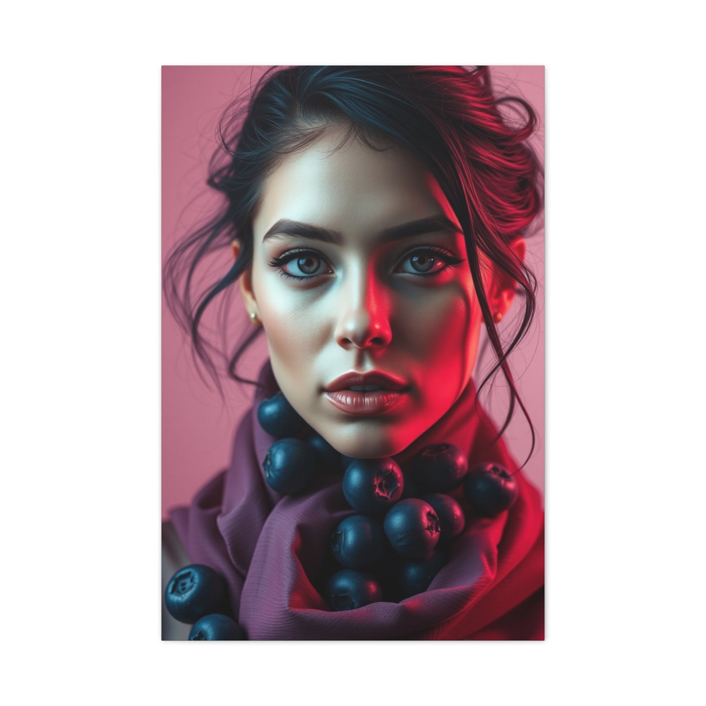 Supreme Blush and Blueberry Art Collection Wall Art & Canvas Print