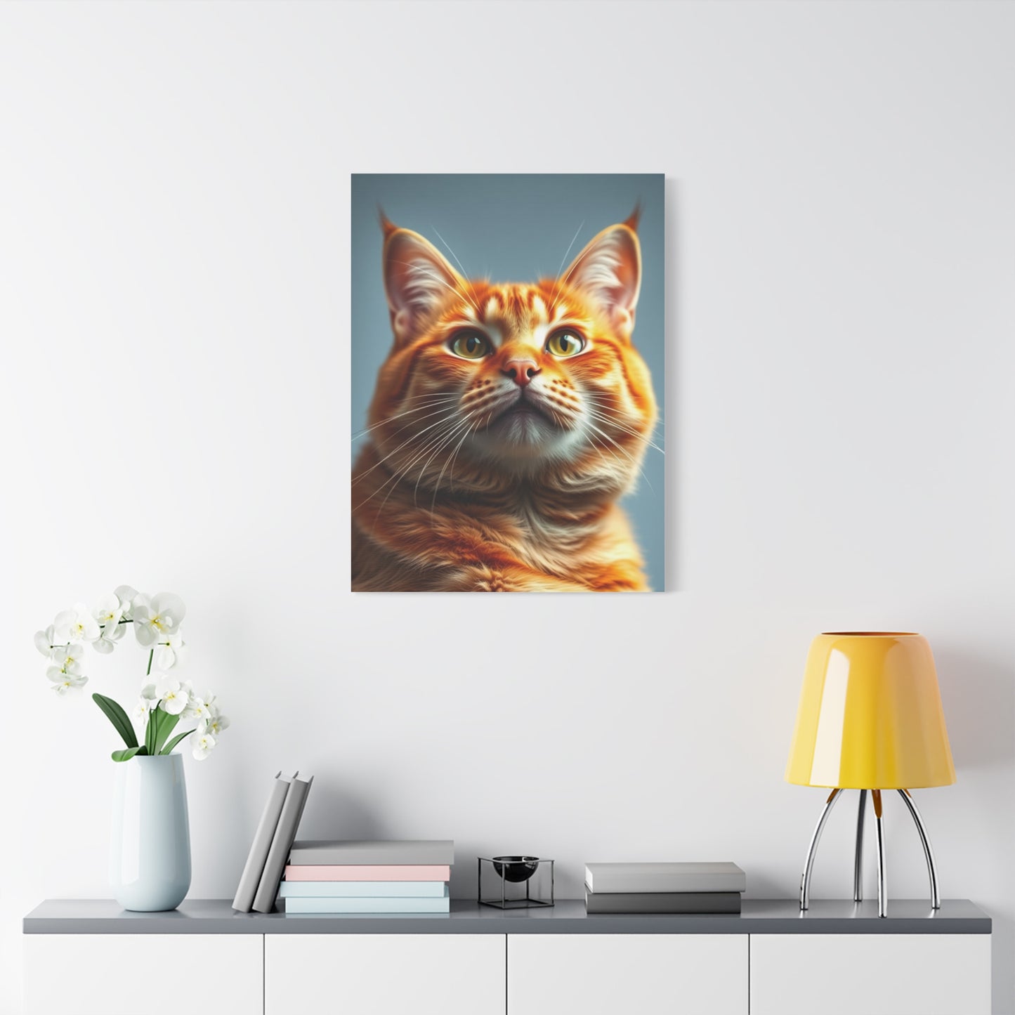 Orange Cat Art Luxury Canvas Wall Art & Canvas Print