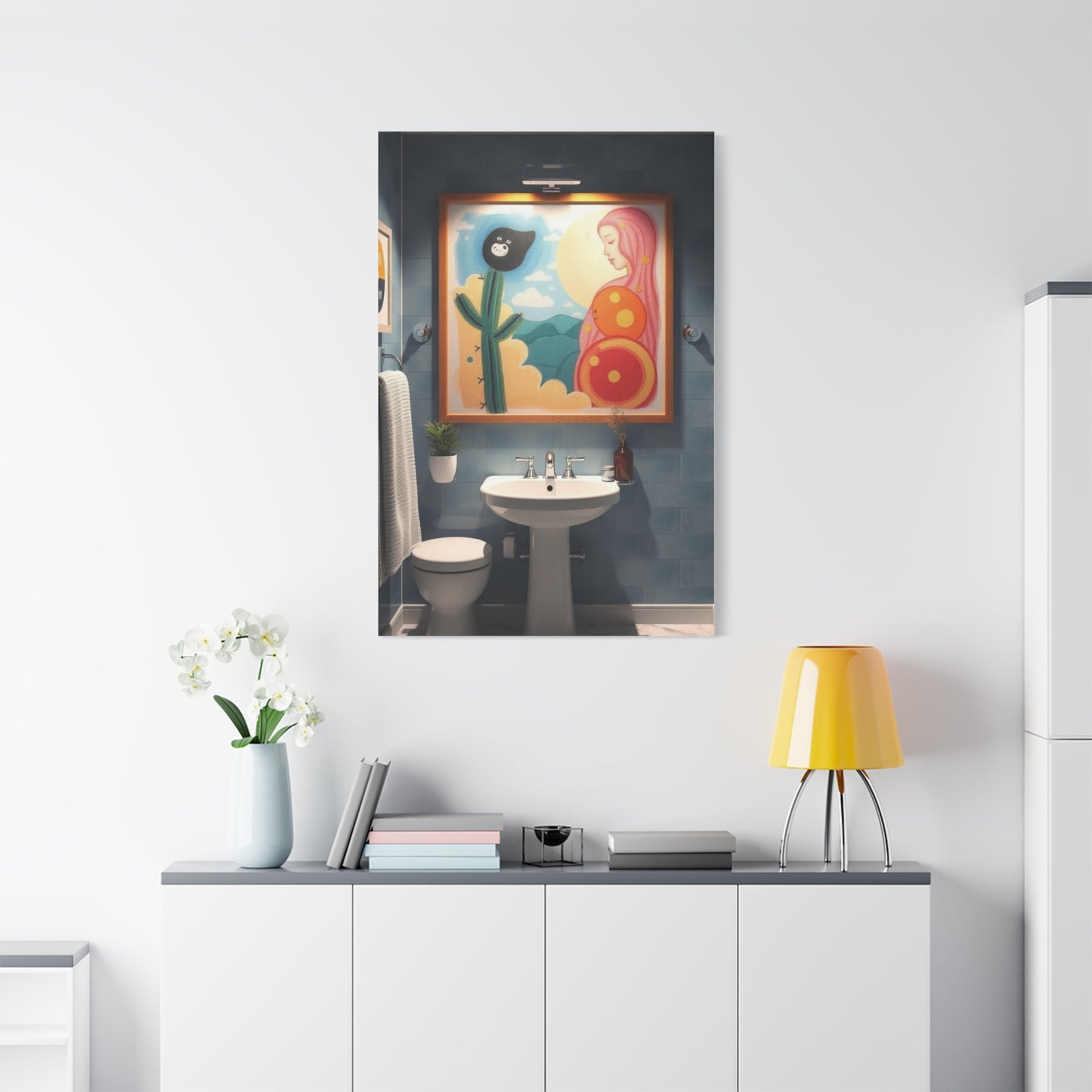 Kid’s Bathroom Art Supreme Gallery Wall Art & Canvas Print
