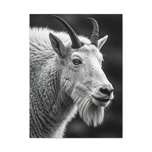 Alpine Goat Portrait Wall Art & Canvas Prints
