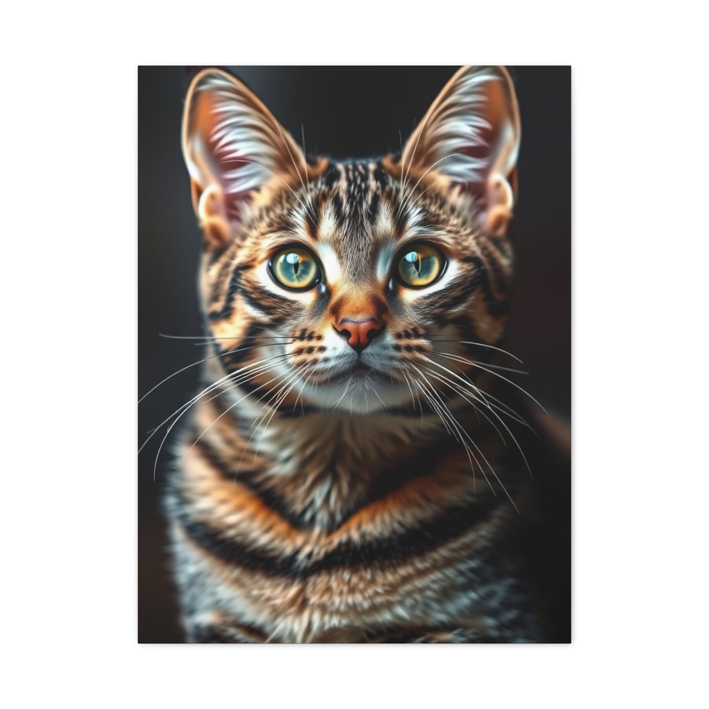 Masterpiece Tabby Cat Art Vision Wall Art & Canvas Print