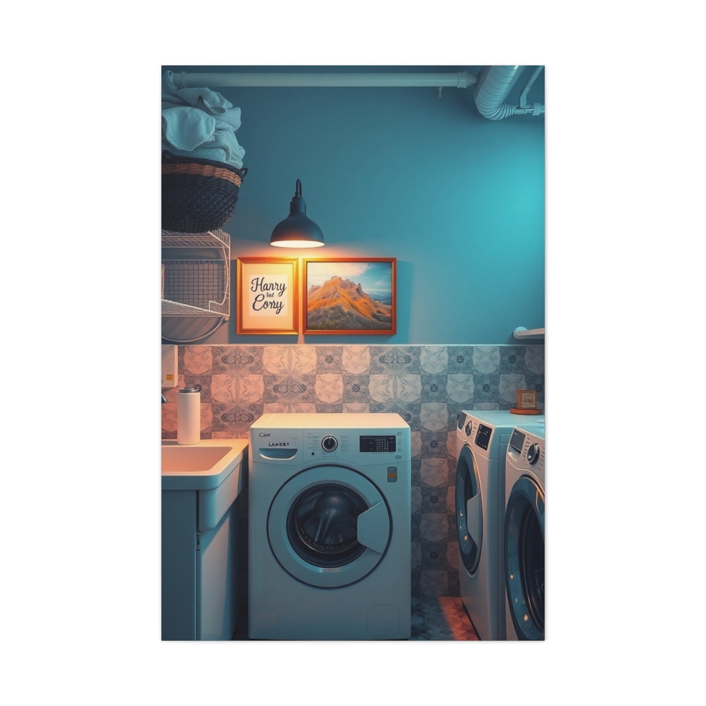 Laundry Room Art Luxury Canvas Wall Art & Canvas Print