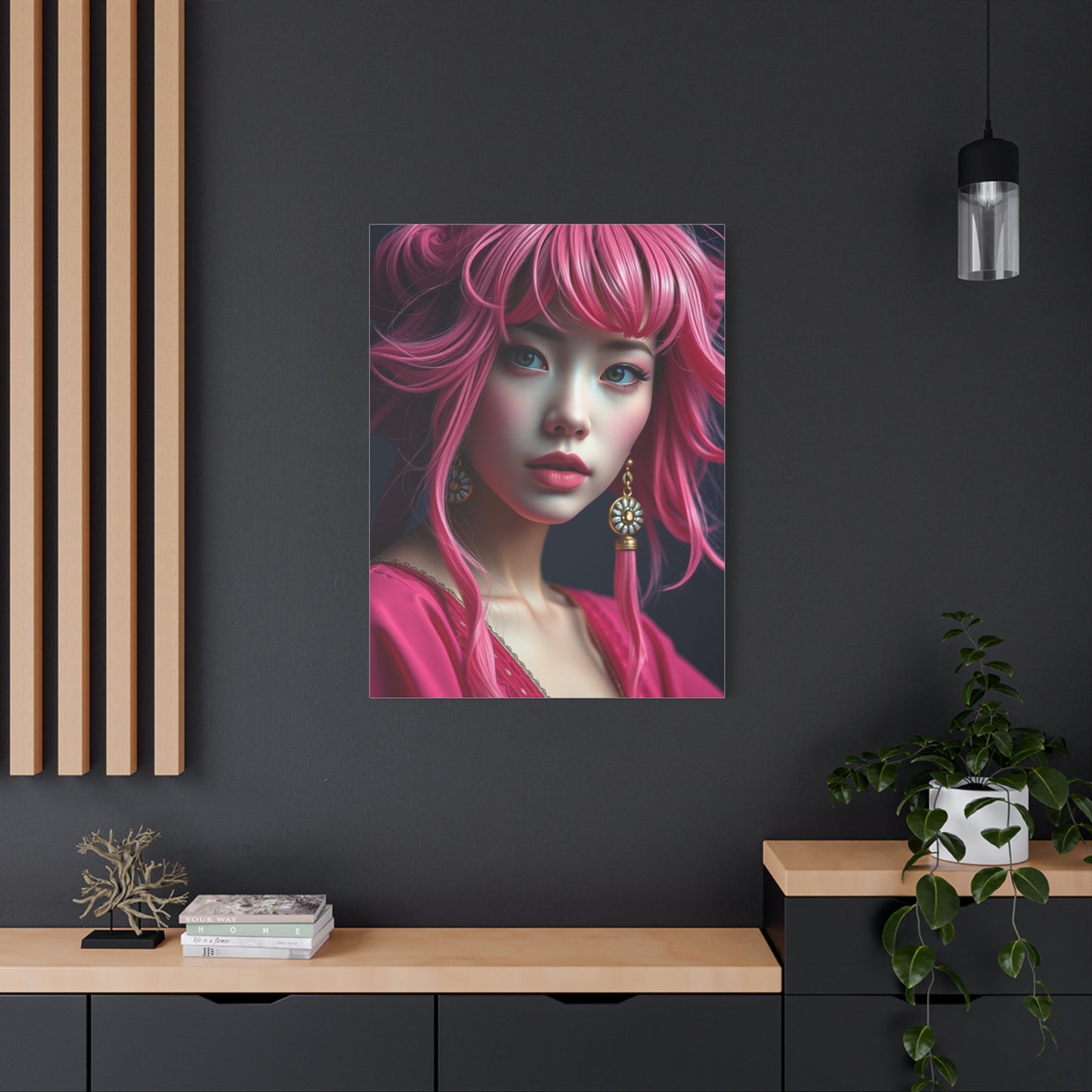 Elite Pinklomein Art Vision Wall Art & Canvas Print