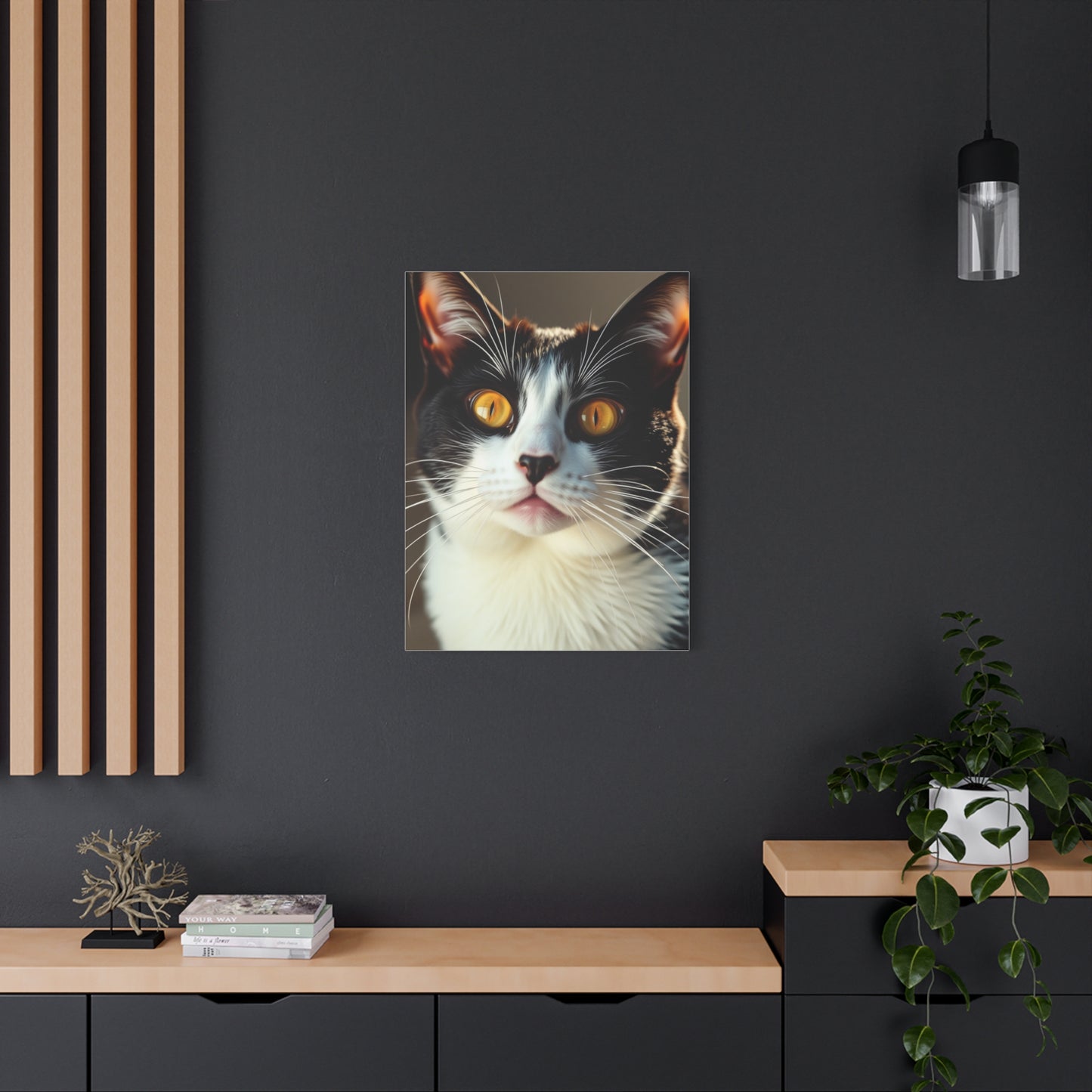 Masterpiece Tuxedo Cat Art Vision Wall Art & Canvas Print