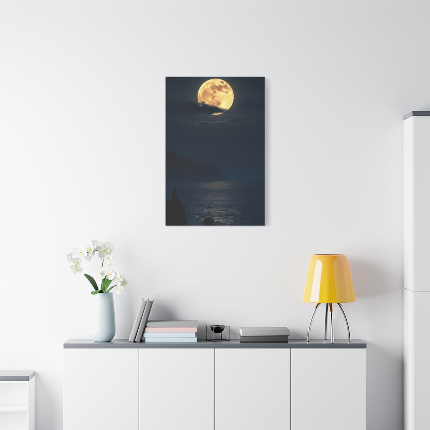 Full Moon Art Luxury Canvas Wall Art & Canvas Print