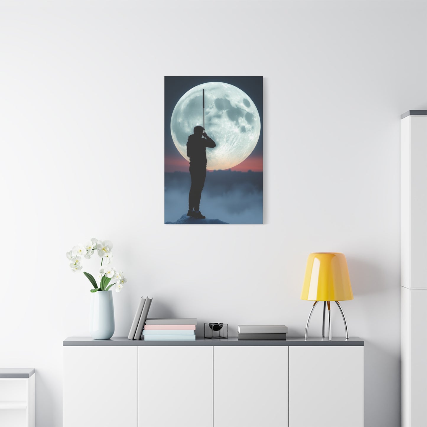 Masterpiece Full Moon Art Vision Wall Art & Canvas Print