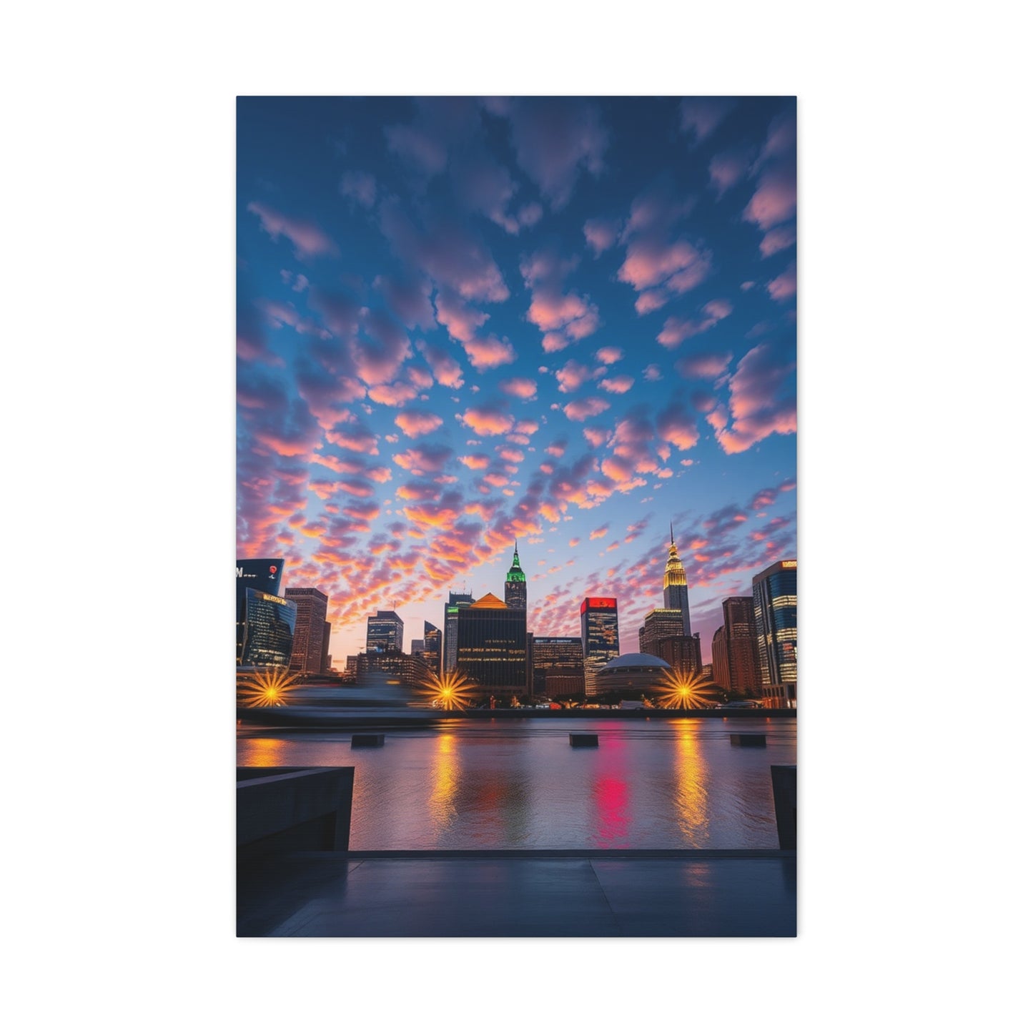 Michigan Sky Media Art Refined Canvas Wall Art & Canvas Print