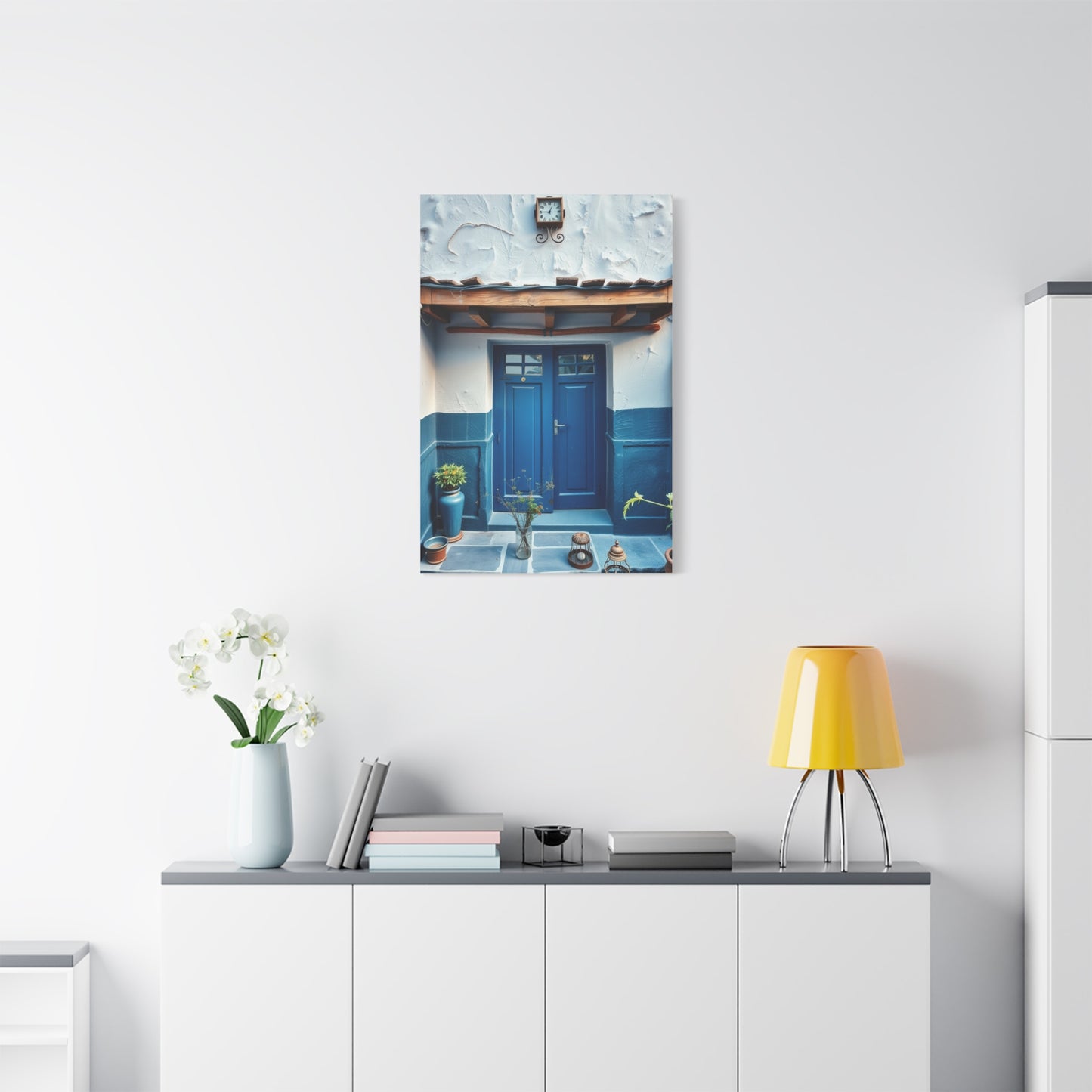 Supreme Blue and White Art Collection Wall Art & Canvas Print