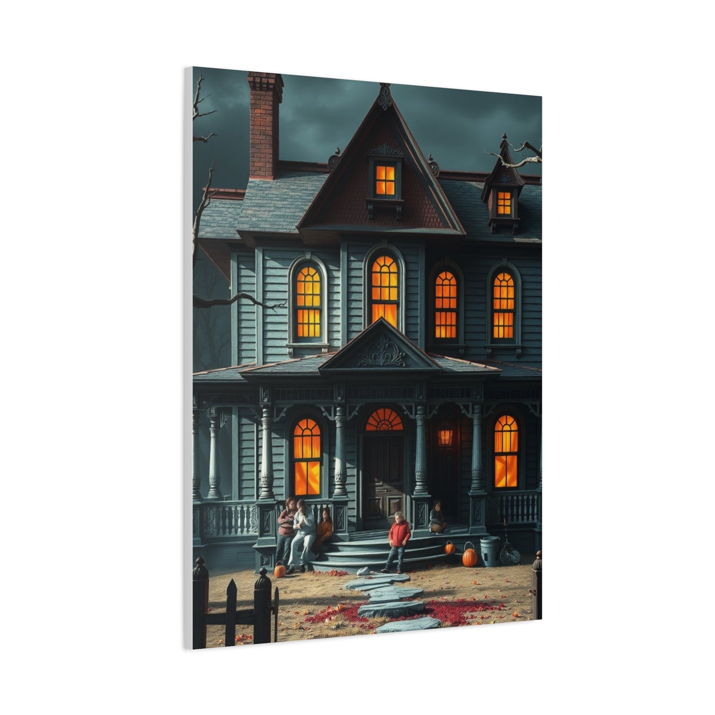 Haunted House Art Refined Canvas Wall Art & Canvas Print