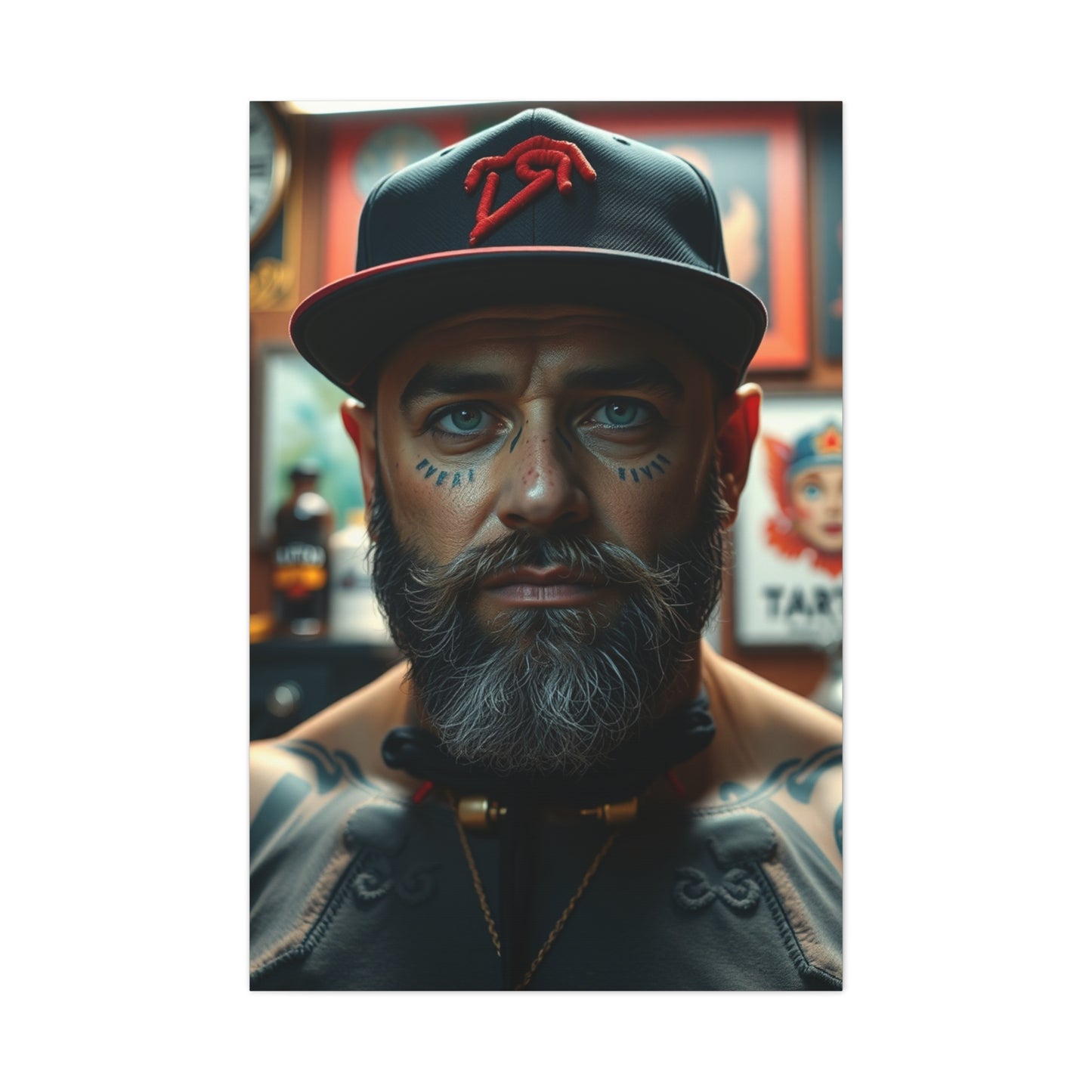 Tattoo Parlor Art Luxury Canvas Wall Art & Canvas Print