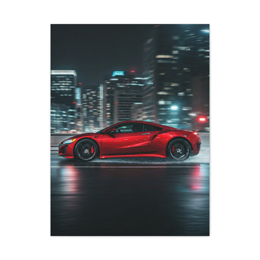 Acura NSX Modern City Presence Wall Art & Canvas Prints