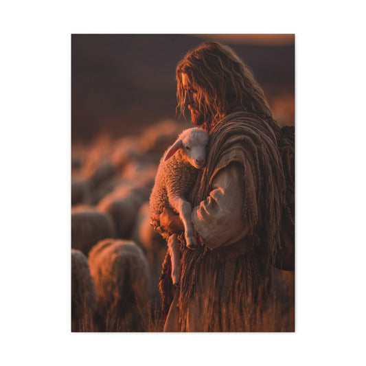 The Good Shepherd Intimate Portrait Wall Art & Canvas Print