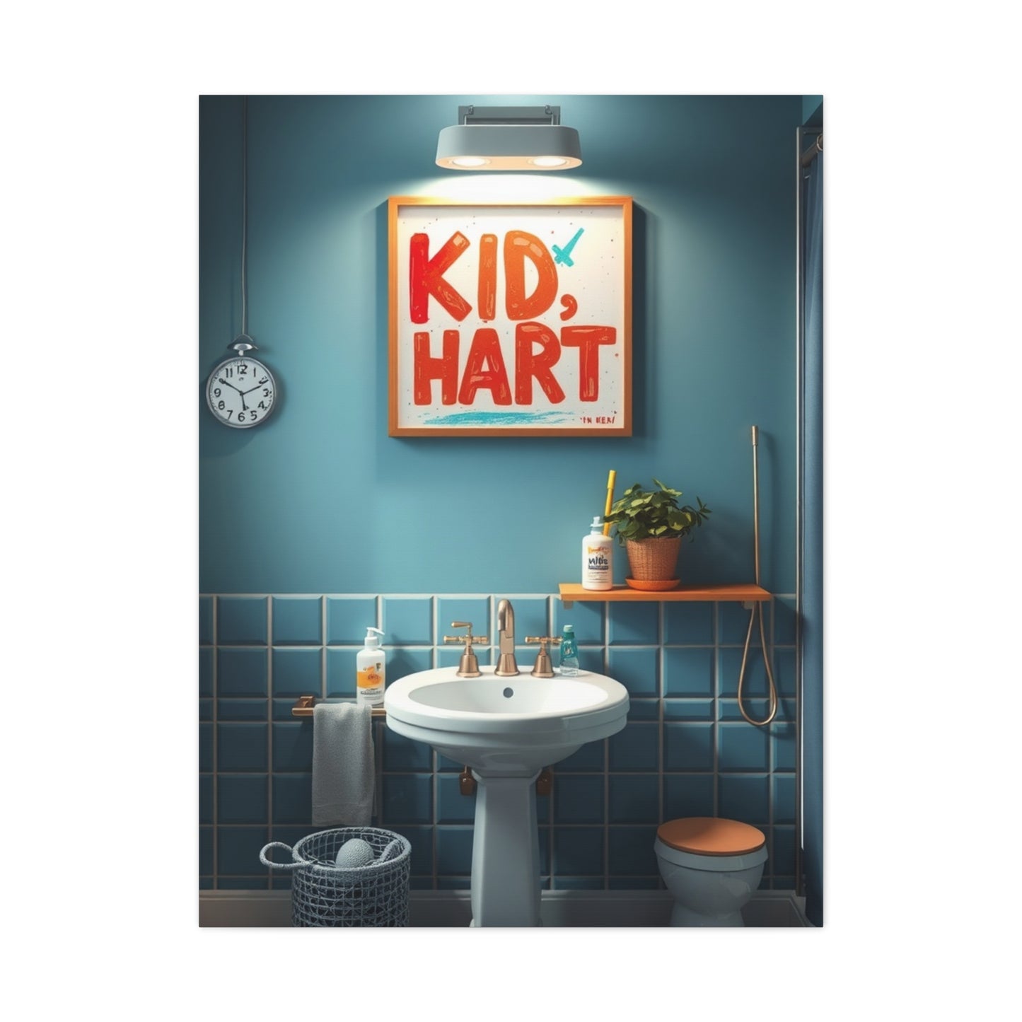 Supreme Kid’s Bathroom Art Collection Wall Art & Canvas Print