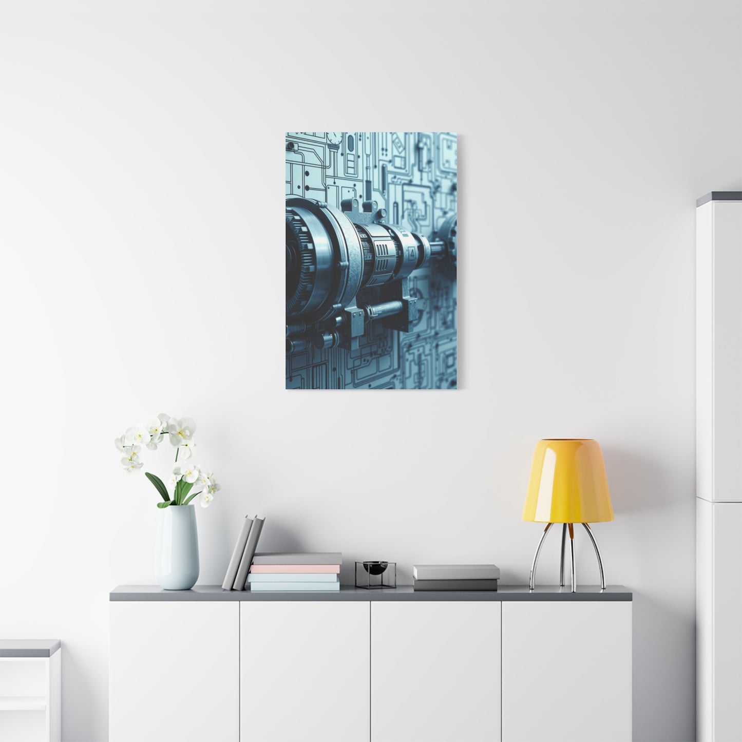 Engineering & Machinery Blueprints Art Supreme Gallery Wall Art & Canvas Print