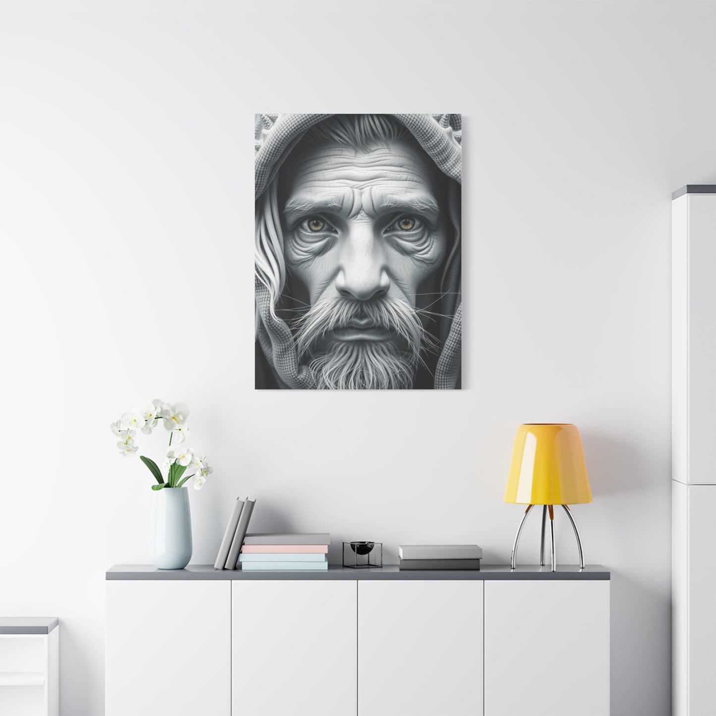 Collection Gray & White Art Art Wall Art & Canvas Print