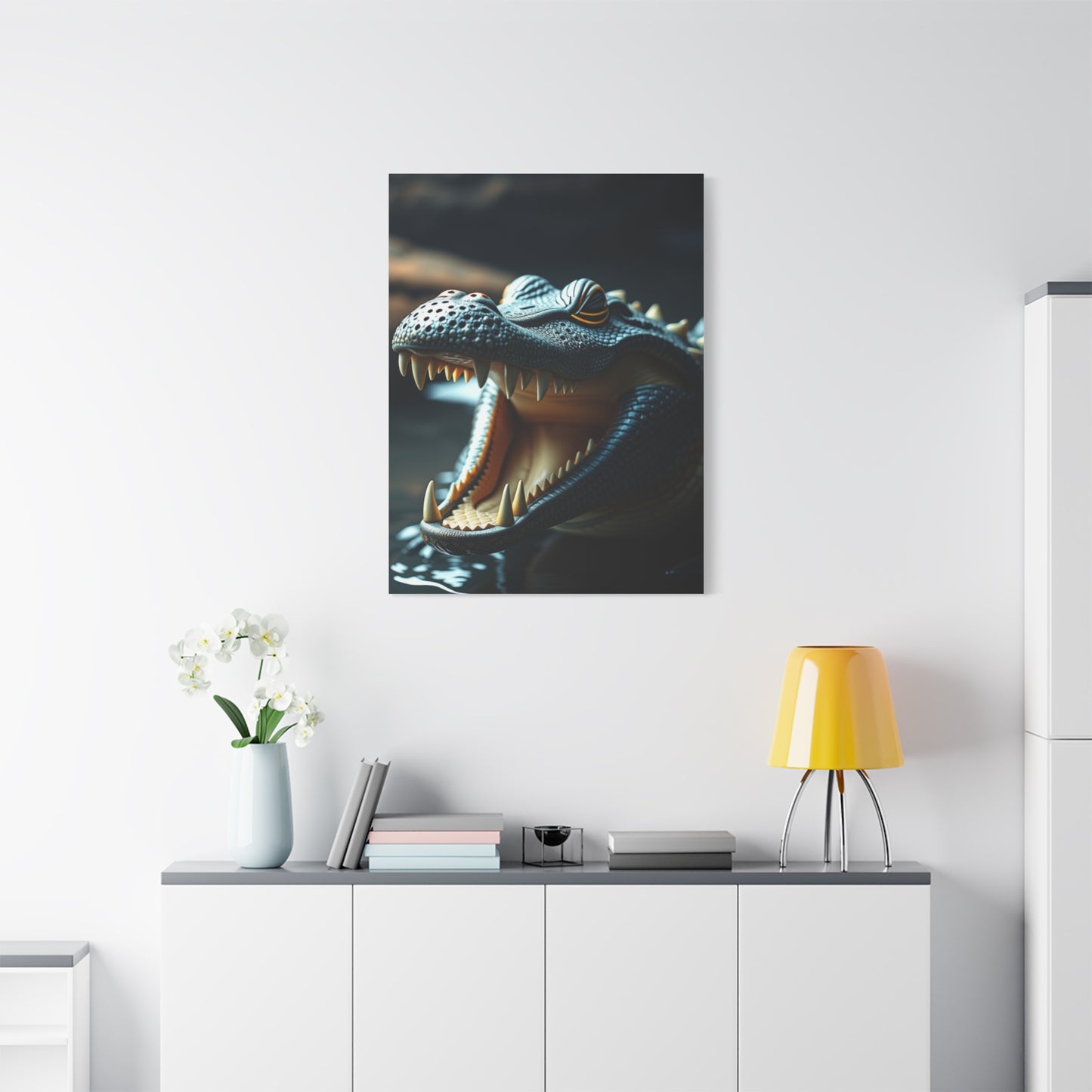 Supreme Crocodile & Alligator Art Collection Wall Art & Canvas Print