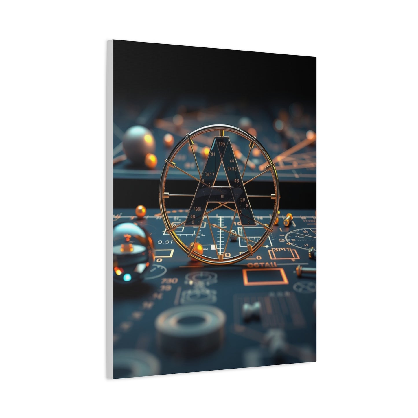 Mathematics Art Luxury Canvas Wall Art & Canvas Print