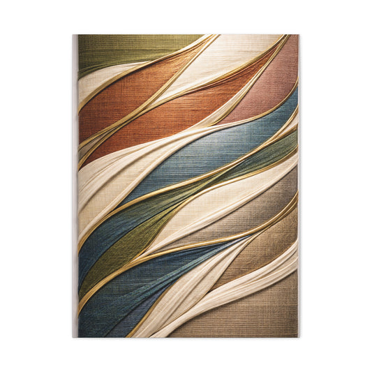 Dimensional Wrapped Textile Bands Wall Art & Canvas Print