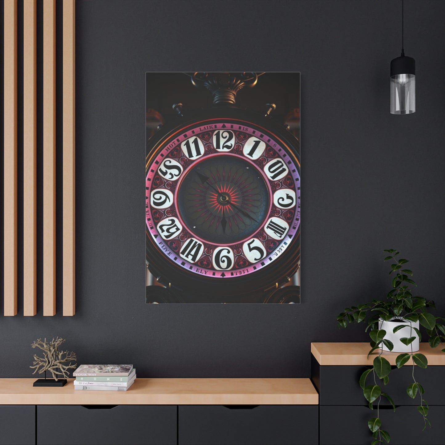 Vision Clock Art Art Wall Art & Canvas Print
