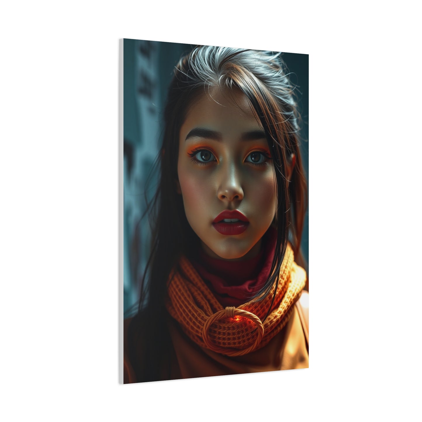 Masterpiece Pop of Orange Art Vision Wall Art & Canvas Print