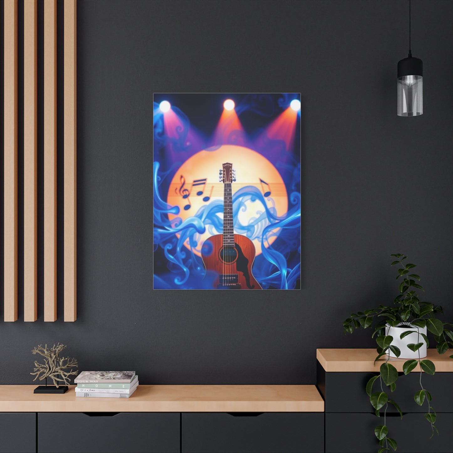 Blue Music Art Supreme Gallery Wall Art & Canvas Print