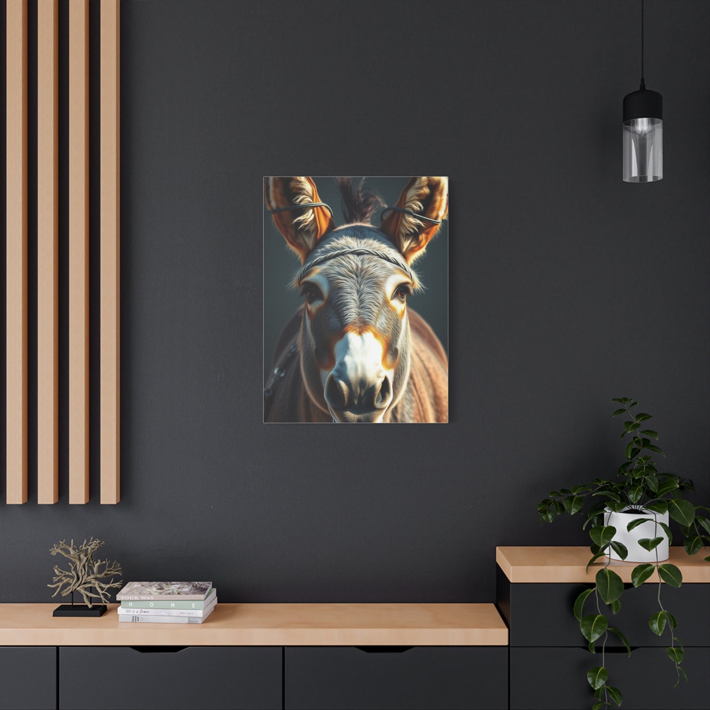 Masterpiece Donkey Art Vision Wall Art & Canvas Print