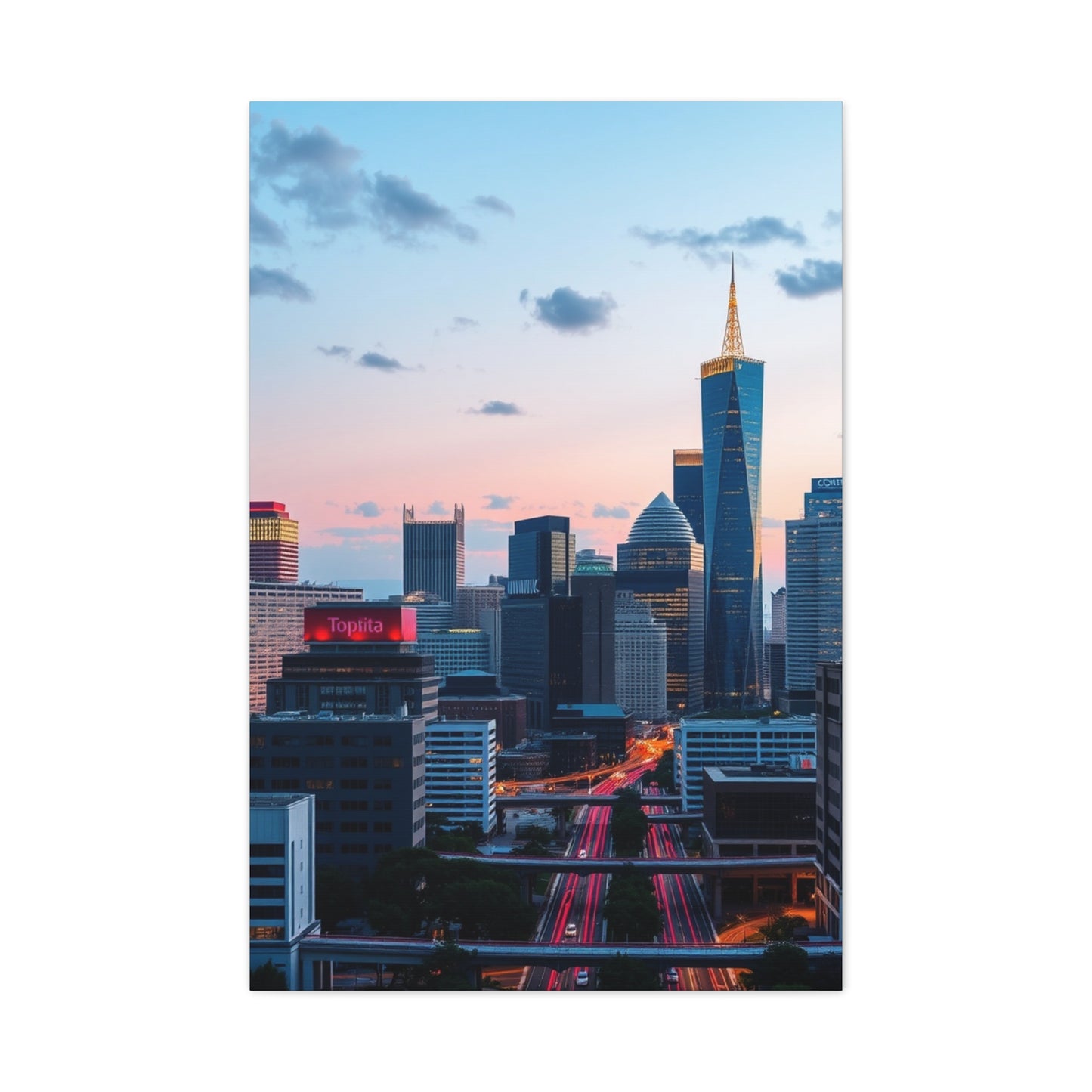 Collection Houston Skylines Art Art Wall Art & Canvas Print