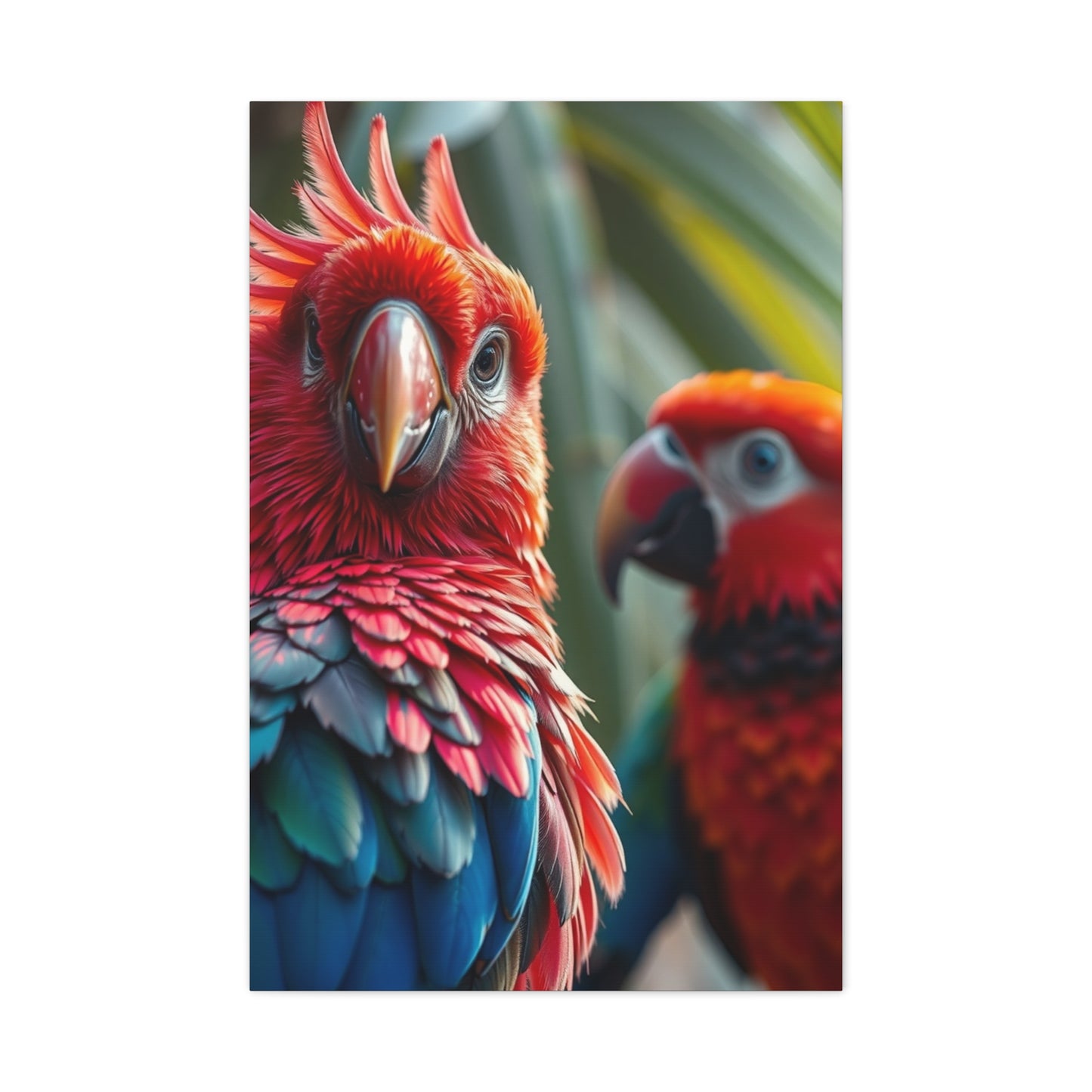 Tropical Birds Art Refined Canvas Wall Art & Canvas Print