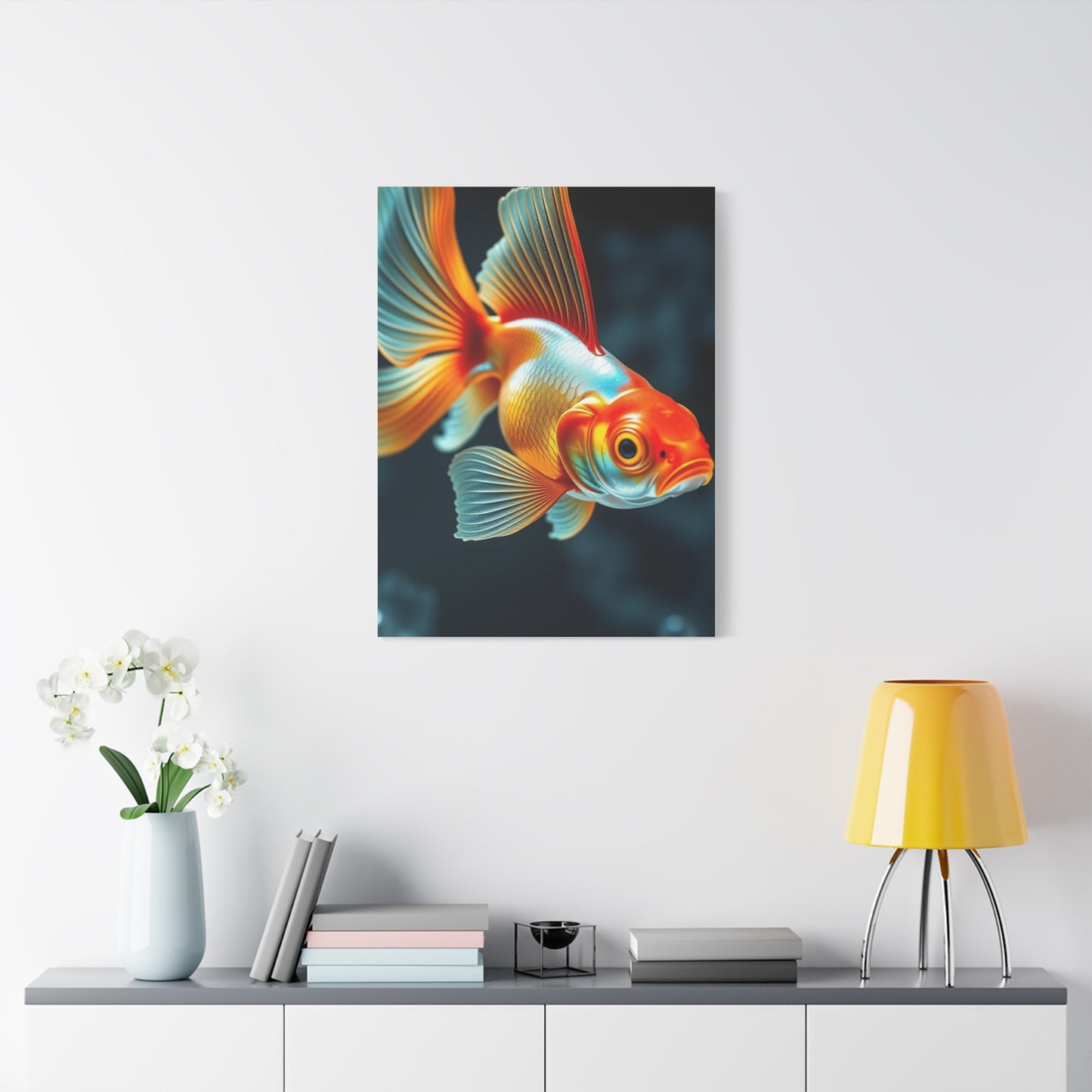Masterpiece Goldfish Art Vision Wall Art & Canvas Print