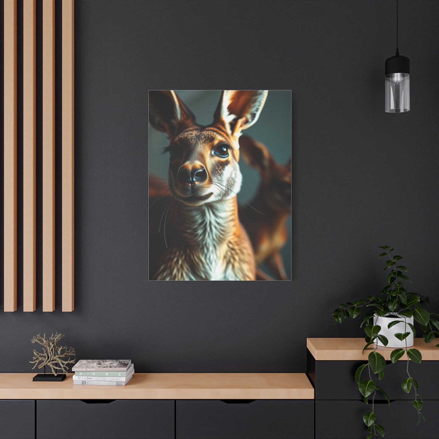 Kangaroo Art Luxury Canvas Wall Art & Canvas Print